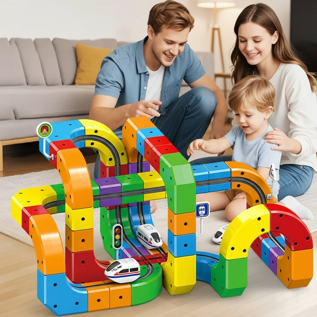 Tiny Tales Discovery Track Train Set